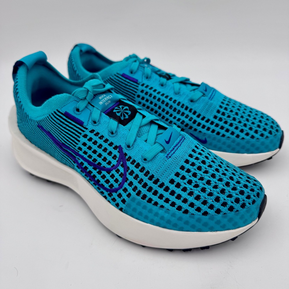 Nike Interact Run Baltic Blue Black Purple Women Running Shoes FD2292-401